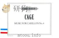 MUSICFOR CARILLONNO.4     PDF电子版封面    CAGE 