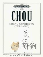 STRING QUARTET#2 STREAMS     PDF电子版封面    CHOU 