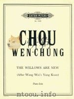 THE WILLOWS ARE NEW AFTER WANG WERS YANG KUAN（ PDF版）