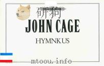 HYMNKUS     PDF电子版封面    JOHN CAGE 