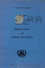 Resolutions and Other Decisions Second Extraordinary Session 10 September-15 September 1964 Fourth S   1974  PDF电子版封面     