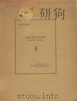 Ricercare pour Violoncelle（1959 PDF版）