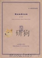 Rondeau pour piano（1943 PDF版）