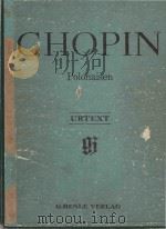 Polonaisen   1969  PDF电子版封面    F.Chopin 