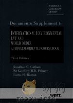 Documents Supplement To International Environmental Law and World Order A Problem-Oriented Courseboo（1994 PDF版）