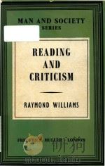 Reading and criticism   1950  PDF电子版封面  0584106092   