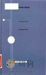 Prose styles: five primary types   1966  PDF电子版封面  0816666881  Huntington Brown 