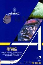 Admiralty Tide Tables Volume 2 2000 Europe(Excluding United Kingdom and Ireland)Mediterranean Sea an（1999 PDF版）