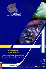 Admiralty Tide Tables Volume 1 2000 United Kingdom and Ireland Including European Channel Ports（1999 PDF版）