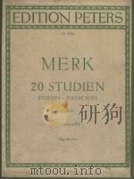 20 Studien op.11   1930  PDF电子版封面    Jos.Merk曲 