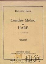 Complete method for harp 1: technique   1966  PDF电子版封面     
