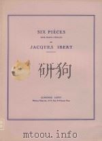 Six pieces pour harpe 2.Scherzetto   1917  PDF电子版封面    Jacques Ibert曲 
