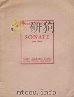 Sonate pour harpe（1955 PDF版）