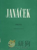 Presto violoncello e piano   1983  PDF电子版封面    Leos Janacek曲 