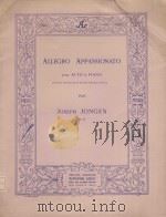 Allegro Appassionato: pour alto et piano op.79   1925  PDF电子版封面    Joseph Jongen曲 