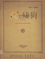 Diptyque: pour alto et piano   1961  PDF电子版封面    Henri Challan曲 