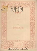 Piece: alto et piano   1920  PDF电子版封面    Gabriel Faure曲 