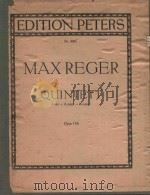 Quintett opus146   1916  PDF电子版封面    M.Reger曲 