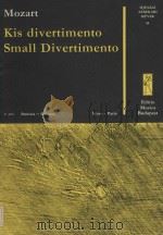 Small divertimento     PDF电子版封面    W.A.Mozart曲 