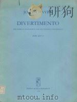 Divertimento Hob.xiv: 4   1972  PDF电子版封面    Joseph Haydn曲 