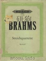 Streichquartette op.51.67     PDF电子版封面    Brahms曲 