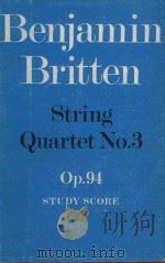 String Quartet No.3 op.94（1977 PDF版）