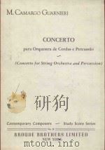 Concerto for string orchestra and percussion No19（1975 PDF版）