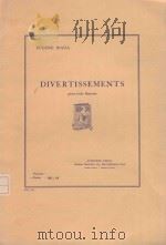 Divertissements（1954 PDF版）