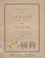 Sonate: pour Basson et Violoncelle   1923  PDF电子版封面    Mozart曲 