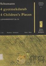 4 Children's pieces Op.15（1962 PDF版）