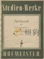 Spielmusik Nr.2 fur 2 floten und klarinette(A) hans stieber partitur（1953 PDF版）