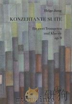Konzertante suite op.9   1981  PDF电子版封面    Helge Jung曲 