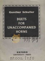 Duets: for unaccompanied horns（1962 PDF版）