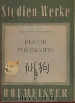 Duette fur Fagotte Nr.441   1953  PDF电子版封面     