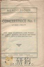 Concertpiece No.1 in F minor-opus113（1957 PDF版）