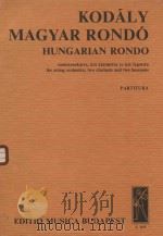 Hungarian rondo   1976  PDF电子版封面    Z.Kodaly曲 