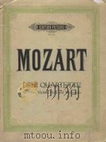 Drei quartette     PDF电子版封面    W.A.Mozart曲 