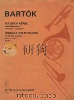 Hungarian pictures: for Brass Quintet（1985 PDF版）