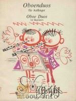 Oboe duos: for beginners（1965 PDF版）