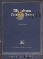 Alte und neue Duette fur Floten heft3   1959  PDF电子版封面    J.P.Sweelinck曲 