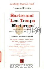 Sartre and   1987  PDF电子版封面  0521111508  Howard Davies 