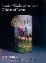 RUSSIAN WORKS OF ART AND OBJECTS OF VERTU SALE 7406   1999  PDF电子版封面     