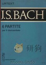 6 Partite: per il clavicembalo   1971  PDF电子版封面    J.S.Bach曲 