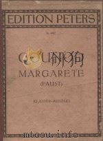 Margarete oper in funf akten   1911  PDF电子版封面    CH.Gounod曲 