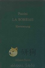 La Boheme Klavierauszug（1975 PDF版）