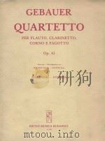 Quartettto op.41   1978  PDF电子版封面     