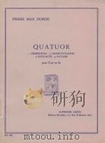 Quatuor pour Cors en fa   1962  PDF电子版封面     