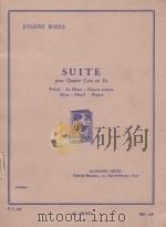 Suite pour quatre cors en fa prelude la chasse chanson ancienne   1952  PDF电子版封面    Eugene Bozza曲 