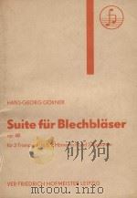 Suite fur blechblaser op.48     PDF电子版封面     