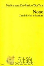 Nono Canti di vita e d'amore（1963 PDF版）